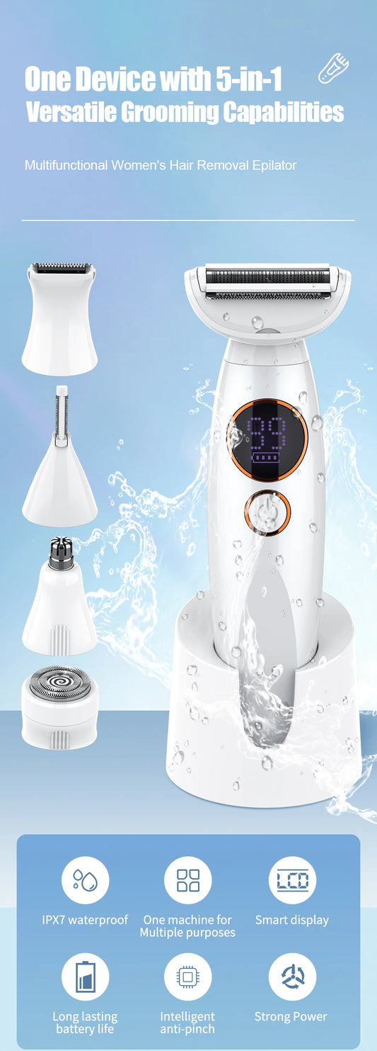 Epilateur électrique 6-en-1
